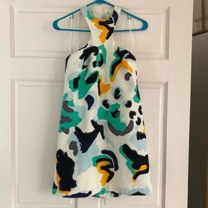 Animal print mini dress